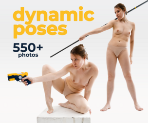 550+ Dynamic Sketching Poses - Reference Pictures