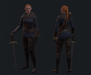 Female Elven Warrior