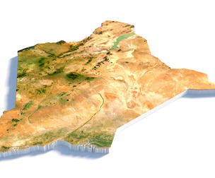 Kenya Terrain Map