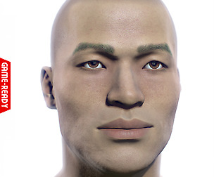 Average Asian Male Head