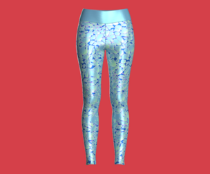 Girls Sports Leggings-Alien Camo Print   | Marvelous | Blender