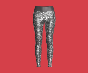 Girls Sports Leggings-Camo Printed | Marvelous | Blender