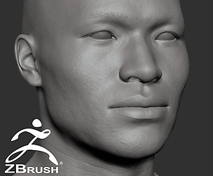 Average Asian Male Head Basemesh