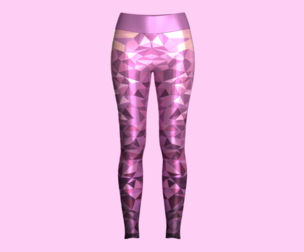 Girls Sports Leggings-Sublimation Print  | Marvelous | Blender
