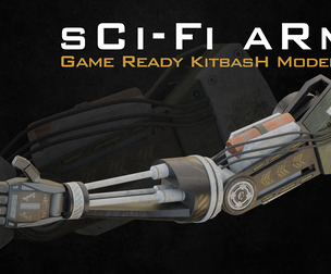 SCI-FI ARM-Game Ready