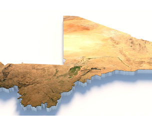 Mali Terrain Map