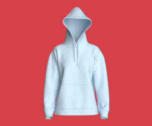 Girls Hoodie-Blue  | Marvelous | Blender