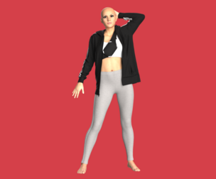 Girls Jacket and Legging with Side Bag-outfit  | Marvelous | Blender