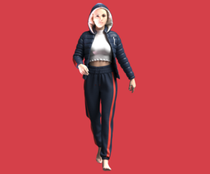 Girls Outfit-Puffer Jacket with Jogger  | Marvelous | Blender