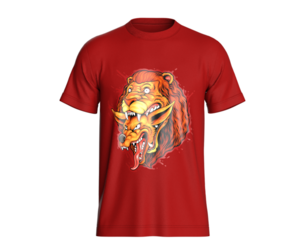 Tshirt-Lion Face | Marvelous | Blender