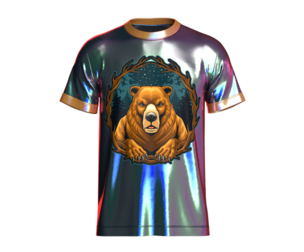 Tshirt Bear Wild-Metaverse  | Marvelous | Blender