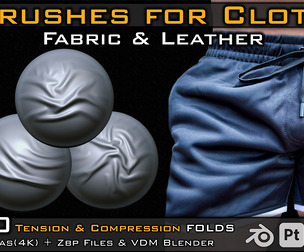 70 VDM Brushes Cloth Leather Fabric, 70 Alpha