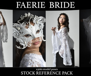 Fairy Bride - Fantasy Stock Model Pose Reference Pack