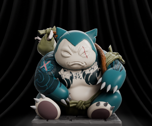 Pokemon Snorlax Yakuza