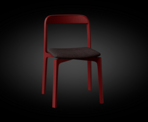 Contorna chair low back upholstered seat