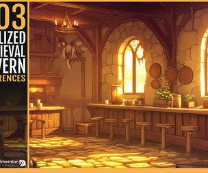 303 Stylized Medieval Tavern