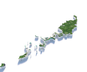 Palau Terrain Map