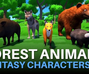 Forest Animals - Stylized Fantasy Characters