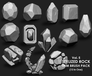 Stylized Rock IMM Brushes 13 in one Vol 5