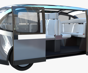 Self-Driving Taxi Shuttle 2