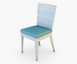 Rexus Chair White v 1 3d Model