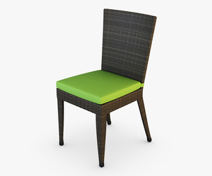 Rexus Chair Brown v 1 3d Model