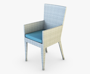 Rexus Chair White v 2 3d Model