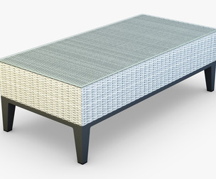 Rexus Coffee Table White 3d Model