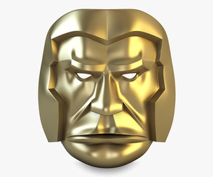 Bad Man Mask v 1 3d Model
