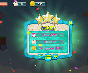 Cartoon Striped GUI - PSD included