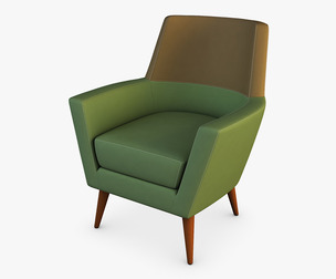 Doble Armchair 3d Model