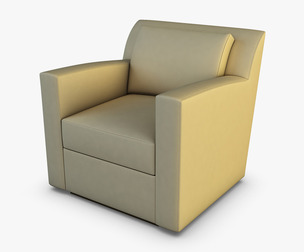 Entrada Lounge Chair 3d Model