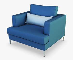 Karea Armchair 3d Model