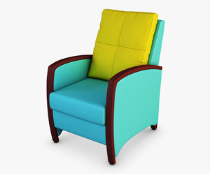 Tiffany Armchair 3d Model