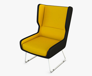 Trainy Armchair 3d Model