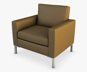 Lounge Chair 268 3d Model