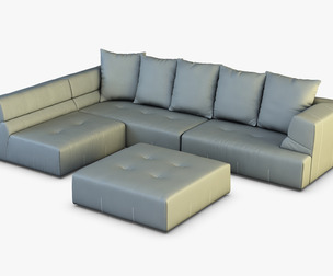 Mercury Sofa 3d Model
