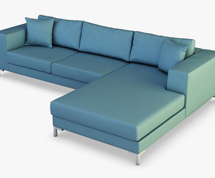 Solo Sofa 3d Model