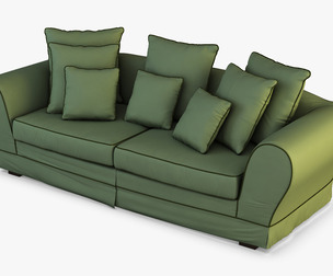 Casa Sofa 3d Model