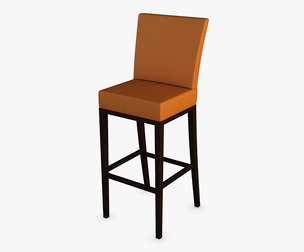 Carman Bar Stool Chair 3d Model