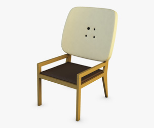 Manga Chair 3d Model