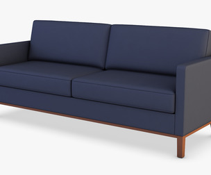 KM-Classic Low Sofa 3d Model