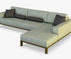 Milano Sofa 3D Model