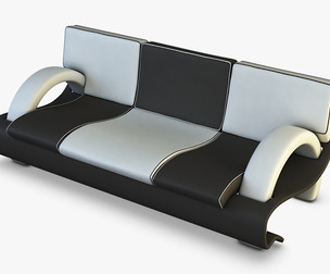 Chess Sofa 3D Model