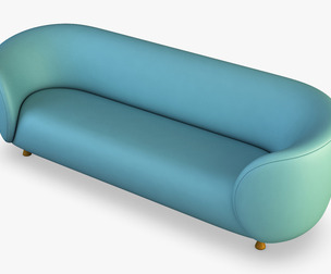 Ovalio Sofa 3D Model