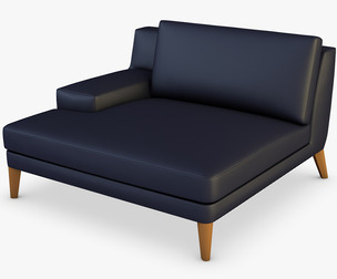 Roche Bobois Playlist Large 3 Seat Chaise 3D Model