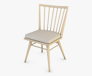 Midcentury Modern Chair Ensemble 3D Model