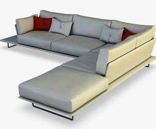Vessel Sofa v 1 3D Model