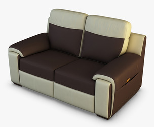 U170 Sofa V 2 179cm 3D Model