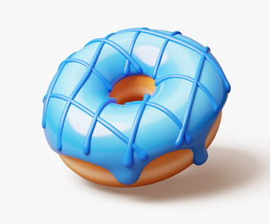 Blue Donut